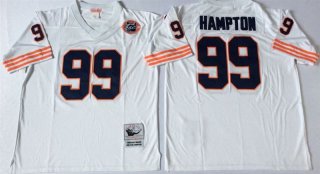 Chicago Bears White #99 Hampton jersey