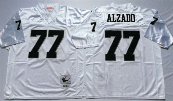 Oakland Raiders White #77