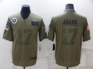 Men's Las Vegas Raiders #17 Davante Adams Camo Salute To Service Limited Stitched Jersey