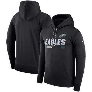 Philadelphia Eagles Nike Team Name Performance Pullover Hoodie - Black