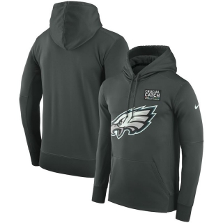 Philadelphia Eagles Nike Crucial Catch Performance Hoodie - Anthracite