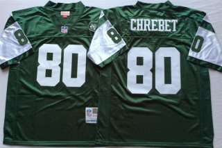 New York Jets Green M&N #80 CHREBET