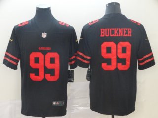 Nike-49ers-99-DeForest-Buckner-Black-Vapor-Untouchable-Limited-Jersey