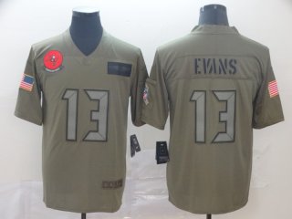 Nike-Buccaneers-13-Mike-Evans-2019-Olive-Salute-To-Service-Limited-Jersey