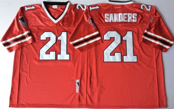 Atlanta Falcons Red #21 SANDERS