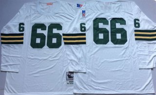 Green bay packers White #66 jersey