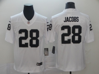 Nike-Raiders-28-Josh-Jacobs-White-Vapor-Untouchable-Limited-Jersey