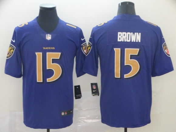 Nike-Ravens-15-Marquise-Brown-Purple-Color-Rush-Limited-Jersey