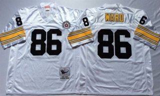Pittsburgh Steelers White #86