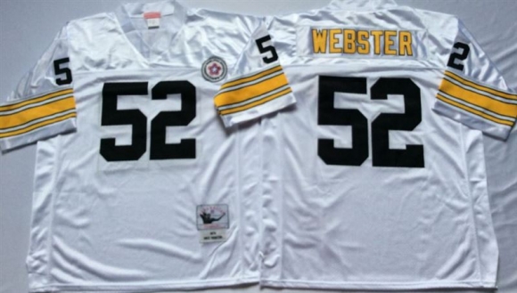 Pittsburgh Steelers White #52