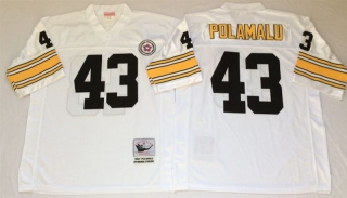 Pittsburgh Steelers White #43