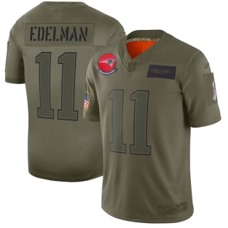 Nike-Patriots-11-Julian-Edelman-2019-Olive-Salute-To-Service-Limited-Jersey