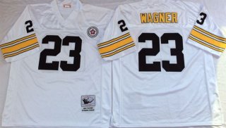 Pittsburgh Steelers White #23