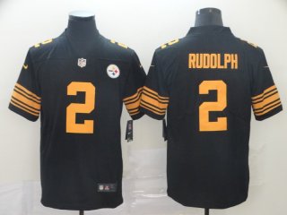 Pittsburgh Steelers #2 black color rush men limited jersey