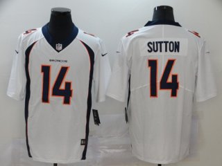Broncos-14-Courtland-Sutton white vapor jersey