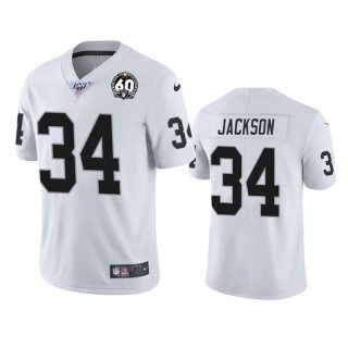 Nike-Raiders-34-Bo-Jackson-White-100th-And-60th-Anniversary-Vapor-Untouchable-Limited-Jersey