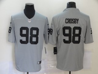 Nike-Raiders-98-Maxx-Crosby-Gray-Inverted-Legend-Limited-Jersey