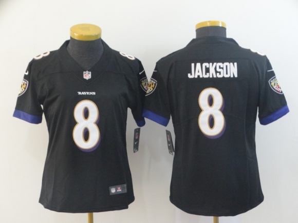 Nike-Ravens-8-LaMar-Jackson-Black-Women-Vapor-Untouchable-Limited-Jersey (2)