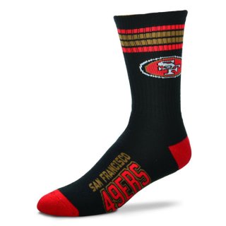 San-Francisco-49ers-Team-Logo-Black-NFL-Socks