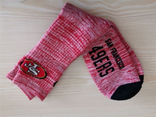 San-Francisco-49ers-Fresh-Logo-Red-NFL-Socks