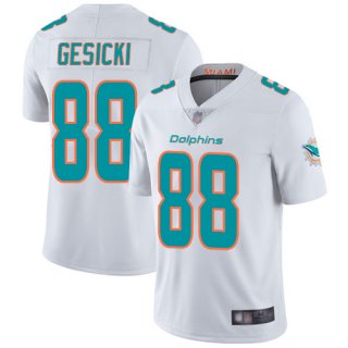 Nike-Dolphins-88-Mike-Gesicki-White-Vapor-Untouchable-Limited-Jersey