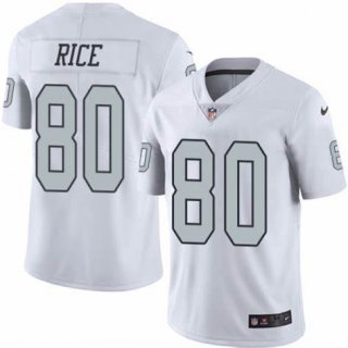 Las Vegas Raiders #80 Rice color rush jersey