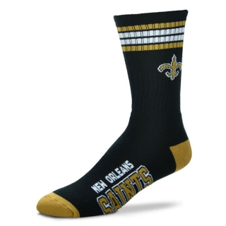New-Orleans-Saints-Team-Logo-Black-NFL-Socks
