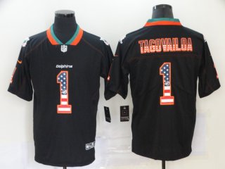 Nike-Dolphins-1-Tua-Tagovailoa-Black-USA-Flag-Fashion-Limited-Jersey