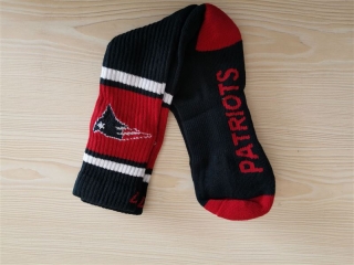 New-England-Patriots-Team-Logo-Black-NFL-Socks
