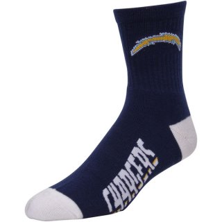 Los-Angeles-Chargers-Team-Logo-Navy-White-NFL-Socks