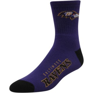Baltimore-Ravens-Team-Logo-Purple-NFL-Socks
