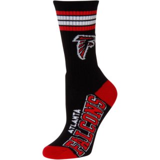 Atlanta-Falcons-Team-Logo-Black-Red-NFL-Socks