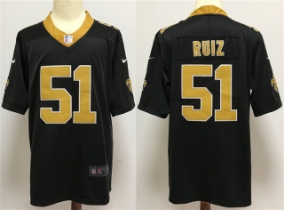New Orleans Saints #51 RUIZ black jersey