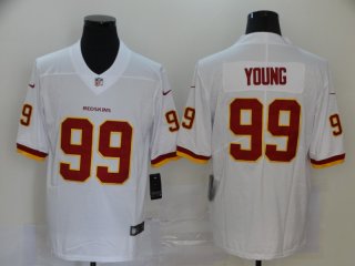 Redskins-99-Chase-Young-white -2020-NFL-Draft-First-Round-Pick-Vapor-Untouchable-Limited-Jersey