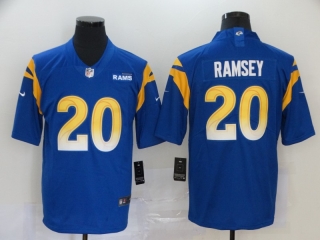 Nike-Rams-20-Jalen-Ramsey-blue -2020-New-Vapor-Untouchable-Limited-Jersey