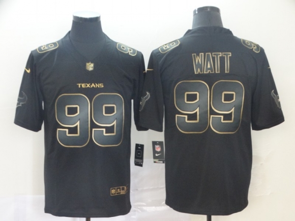 Nike-Texans-99-J.J.-Watt-Black-Gold-Vapor-Untouchable-Limited-Jersey