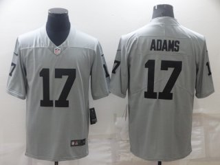 Men's Las Vegas Raiders #17 Davante Adams gray impact limited jersey