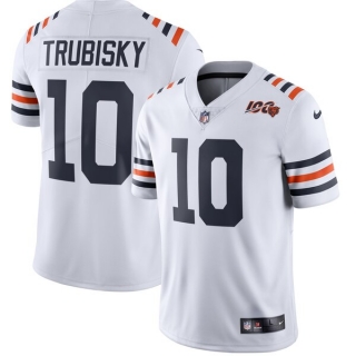 Bears-10-Mitchell-Trubisky-White-100th-Anniversary jersey