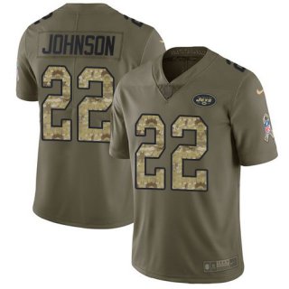 Nike-Jets-22-Matt-Forte-Olive-Camo-Youth-Salute-To-Service-Limited-Jersey