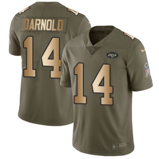 Nike-Jets-14-Sam-Darnold-Olive-Gold-Youth-Salute-To-Service-Limited-Jersey
