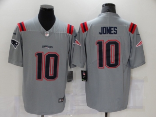 New England Patriots#10 Jones gray inverted limited jersey