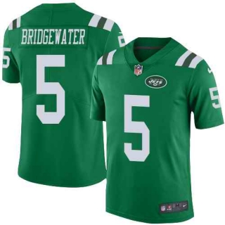 Nike-Jets-5-Teddy-Bridgewater-Green-Youth-Color-Rush-Limited-Jersey