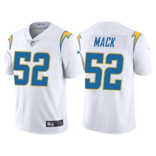 Men's Los Angeles Chargers #52 Khalil Mack White Vapor Untouchable Limited Stitched