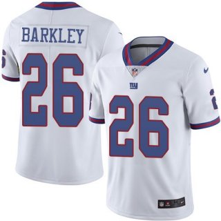 Nike-Giants-26-Saquon-Barkley-White-Youth-Color-Rush-Limited-Jersey