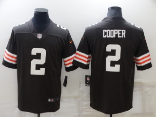 Men's Cleveland Browns #2 Amari Cooper Brown Vapor Untouchable Limited Stitched
