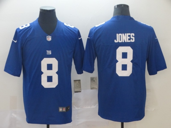 2019 NFL Draft New York Giants Daniel Jones Blue Vapor Limited Jersey