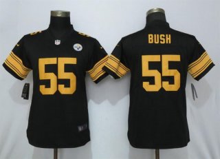 Nike-Steelers-55-Devin-Bush-Black-Women-2019-NFL-Draft-First-Round-Pick-Color-Rush-Limited-Jersey (1)