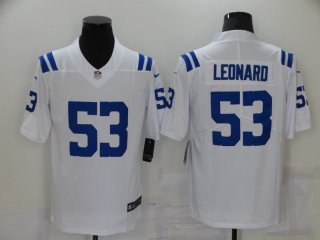 Men's Indianapolis Colts #53 Darius Leonard white 2021 Limited Stitched Jersey