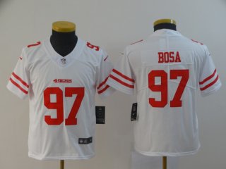 Nike-49ers-97-Nick-Bosa-White-Youth-2019-NFL-Draft-First-Round-Pick-Vapor-Untouchable-Limited-Jersey