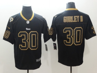 Los Angeles Rams#30 black limited jersey